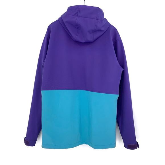 NEFF Daily Softshell Jacket Teal Blue Purple M - Picture 12 of 15